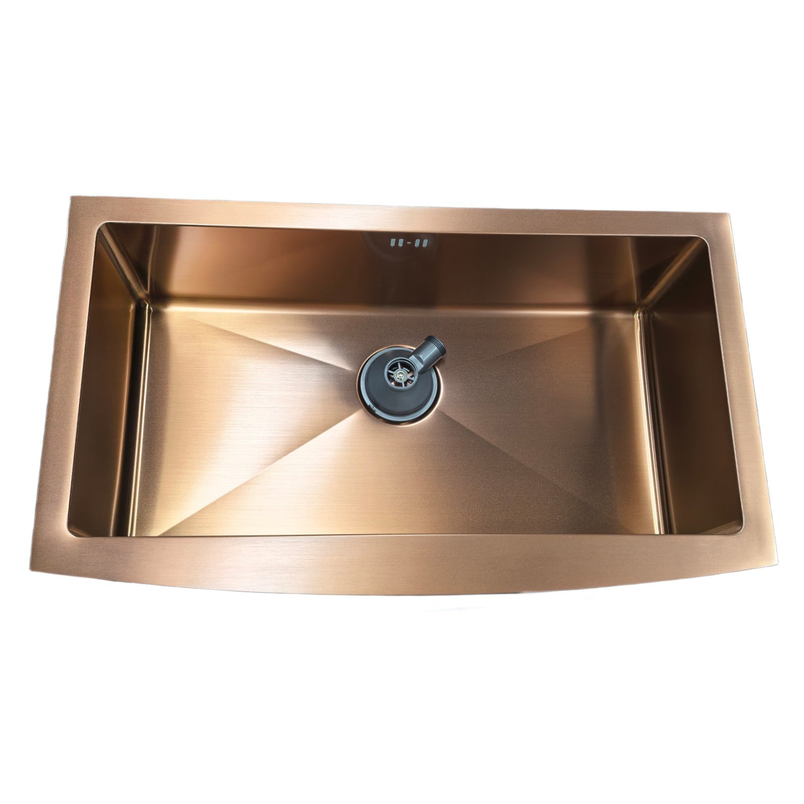 Astini Belfast 800 1.0 Bowl Curved Brushed Stainless Steel Kitchen Sink & Waste