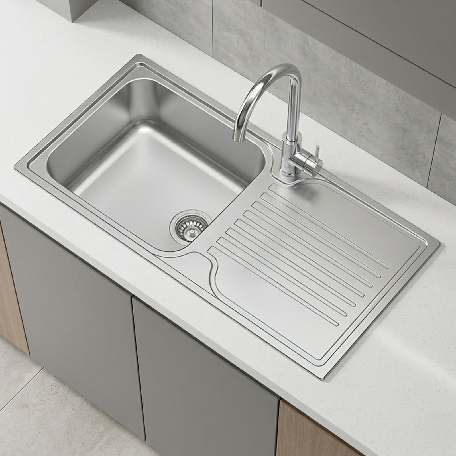Reginox Senator 1.0 & 1.5 Bowl Stainless Steel Kitchen Sink & Waste