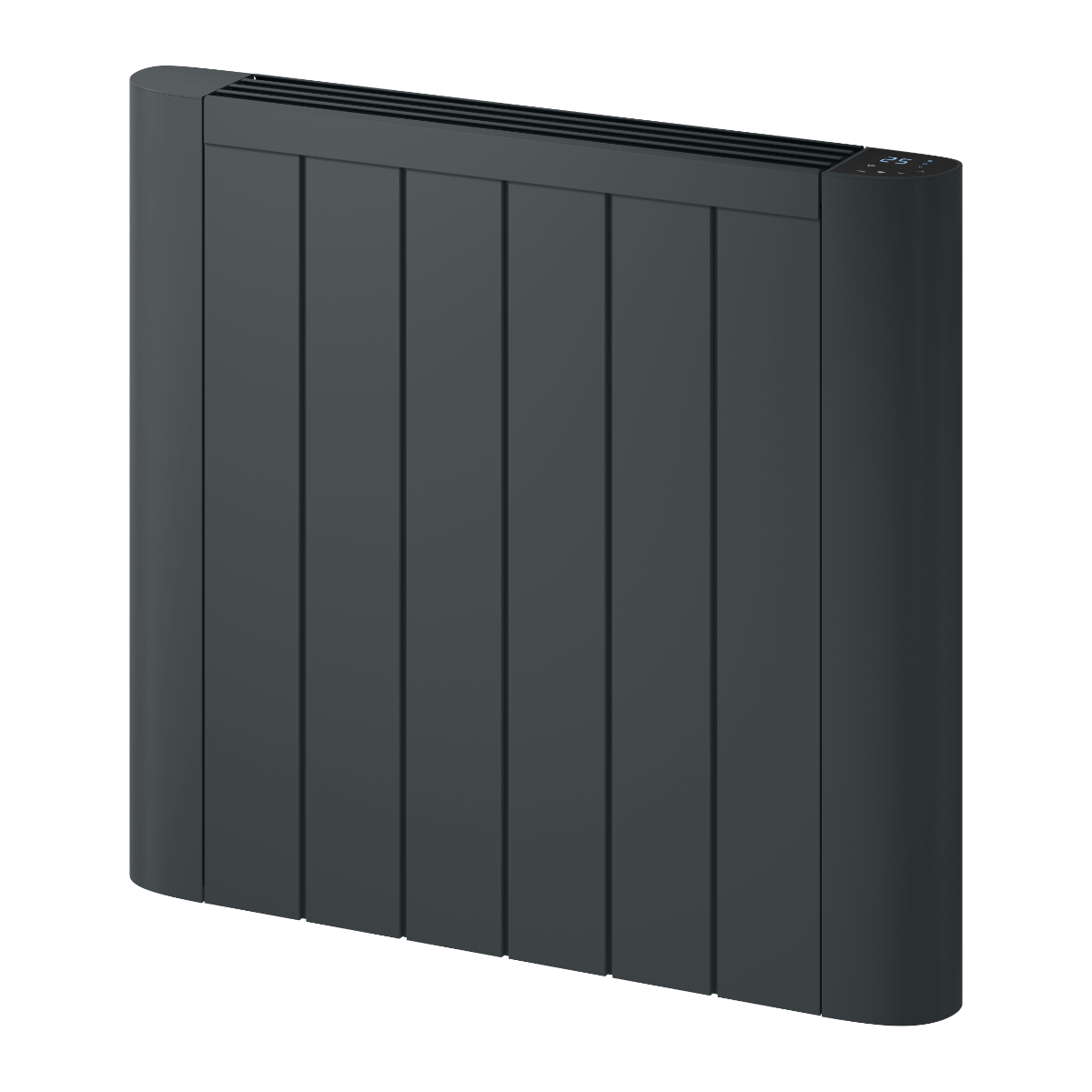 Reina Serre Aluminium Wall Mounted Heated Towel Rail Radiator Anthracite