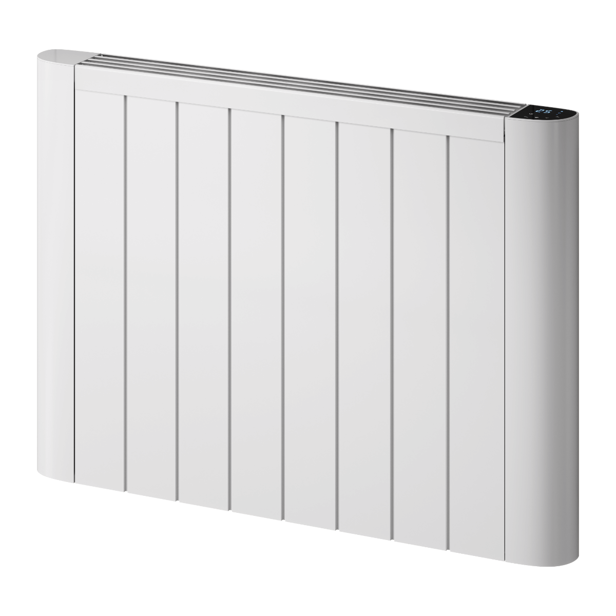 Reina Serre Aluminium Wall Mounted Heated Towel Rail Radiator White