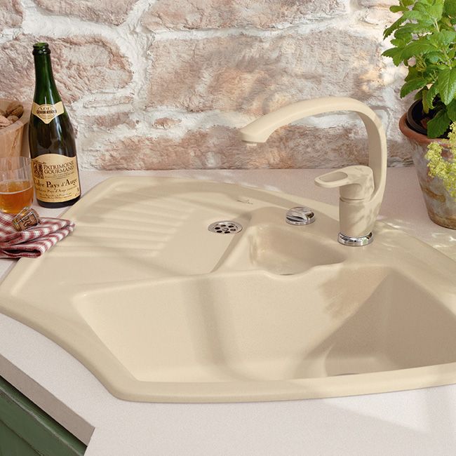 1.5 Bowl Corner Kitchen Sinks