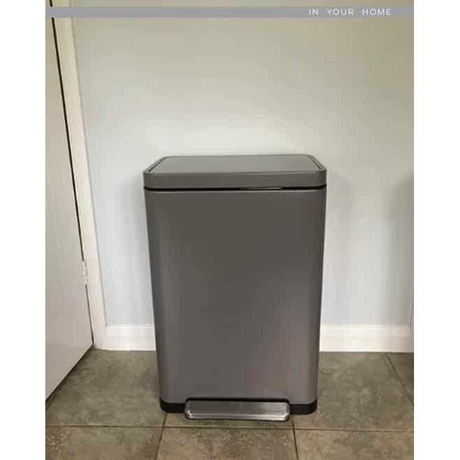 EKO X Cube 45L Space Saving Soft Close Kitchen Pedal Bin