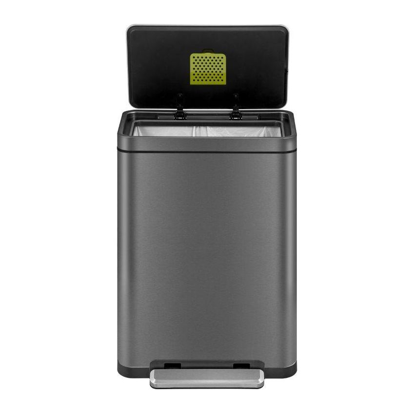 EKO X Cube 45L Space Saving Soft Close Kitchen Pedal Bin