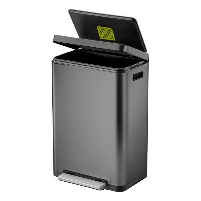 EKO X Cube 45L Space Saving Soft Close Kitchen Pedal Bin